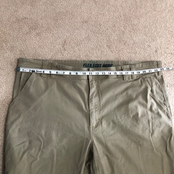 Duluth Trading Co. Flex Fire Hose Khaki Pants Mens 46x30 - Picture 14 of 16